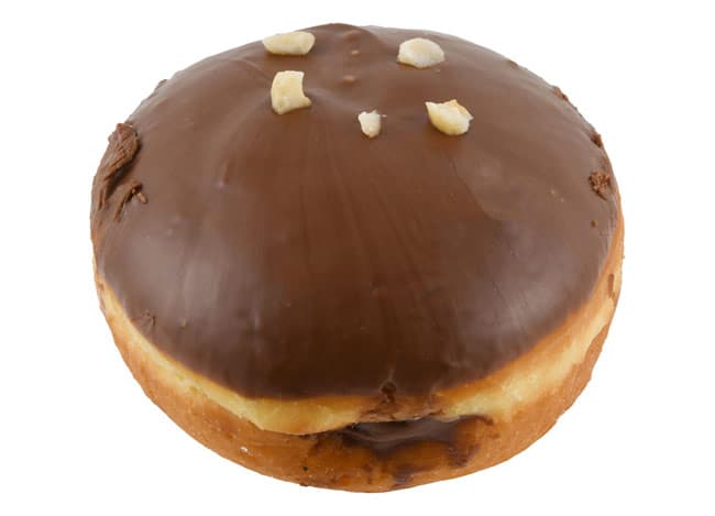 Caramel Crunch Stuffed Donut