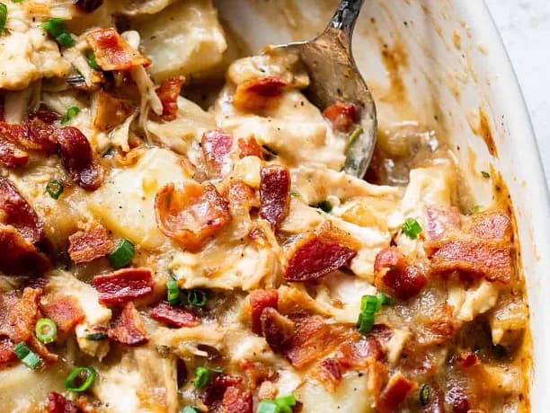 Potatoes With Chicken Casserole