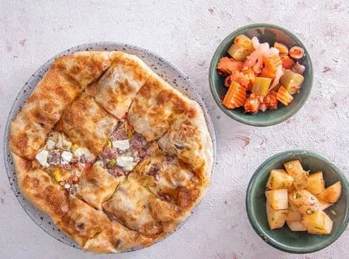 Kiri Cheese With Oriental Sausage Pie