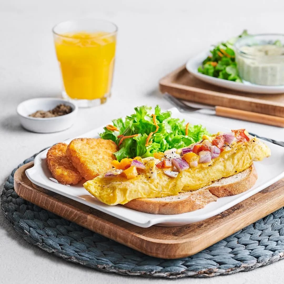 اومليت اسباني بالجبن