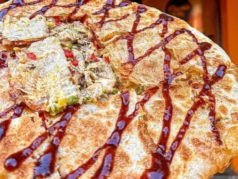 Chicken Mushroom BBQ Pie