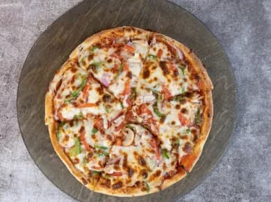 Vegetable With Mushroom Pizza