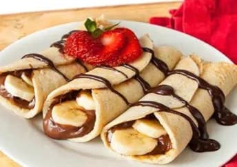 Nutella Banana Crepe