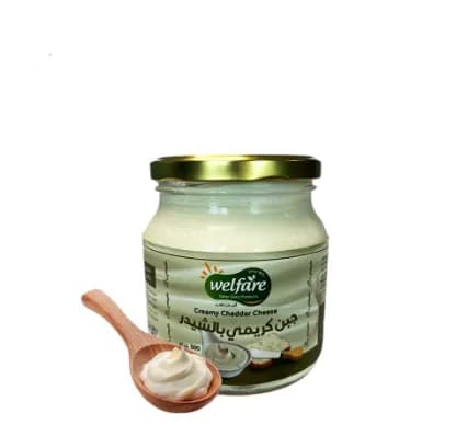 جبن كريمي شيدر 250 جرام