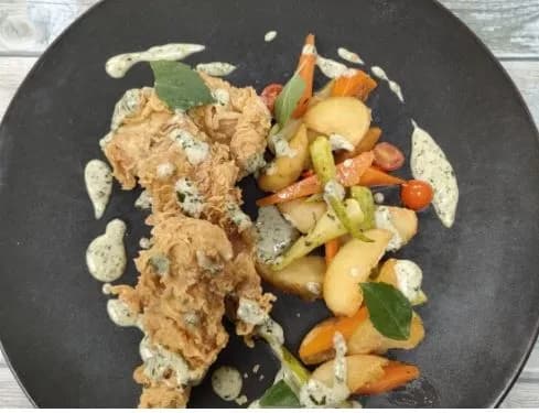 دجاج بيستو مقرمش