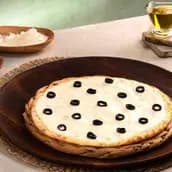 Labneh and Olives Manoushe 