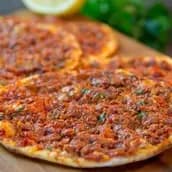 Lebanese Meat Dough Manoushe 