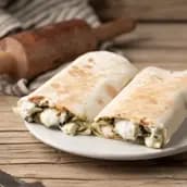 Halloumi Saj Vegetables