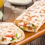 Vegetable Labneh Saj 