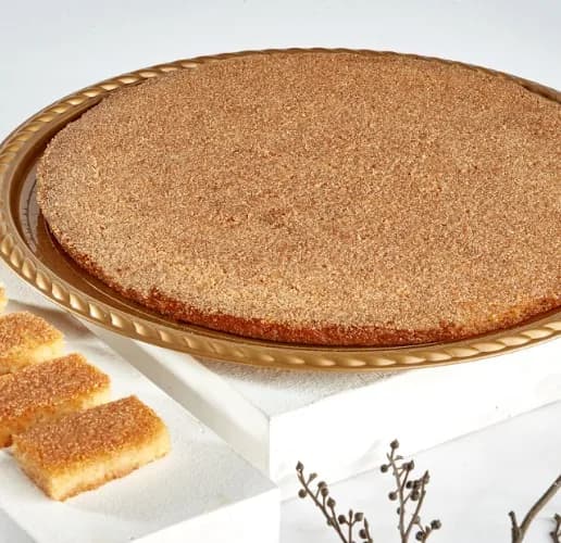 Half  Plain Basbousa