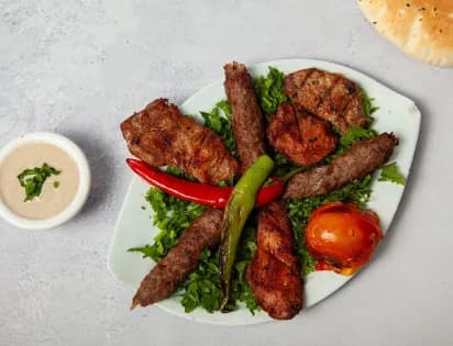 Kebab and Kofta Plate