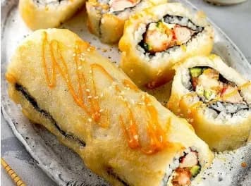 لفائف الروبيان المقلي بالجبن الشيدر