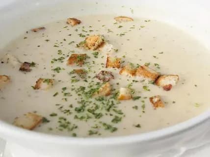 شوربة دجاج كريمة