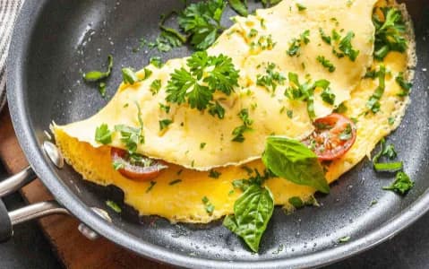 Pastrami Omelette Plate