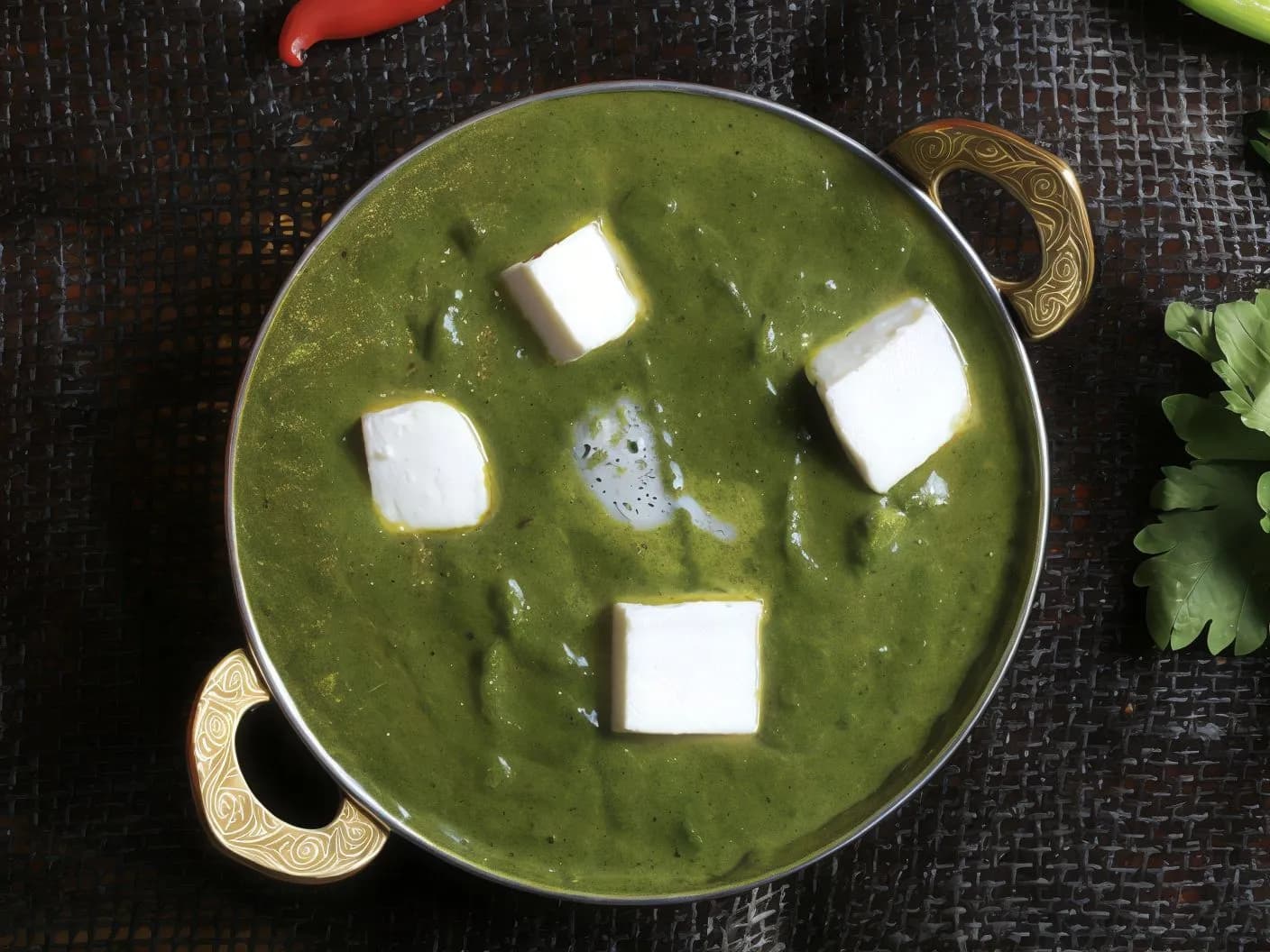 Palak Panner Platter