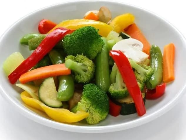 Mixed Vegetables With Garlic Platter
