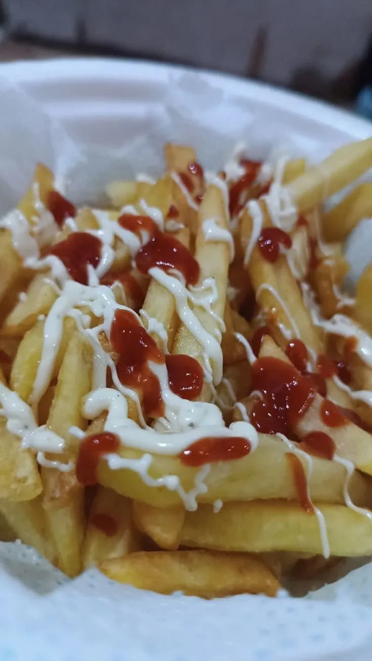 فرينش فرايز بالكاتشب والمايونيز