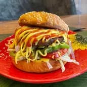 برجر اللحمه بالجبنه