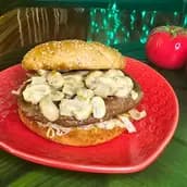 برجر لحم بالمشروم