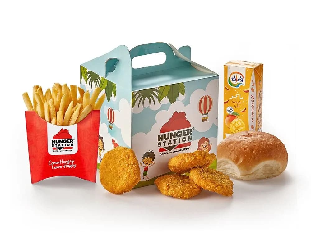 قطع صغيرة من الدجاج