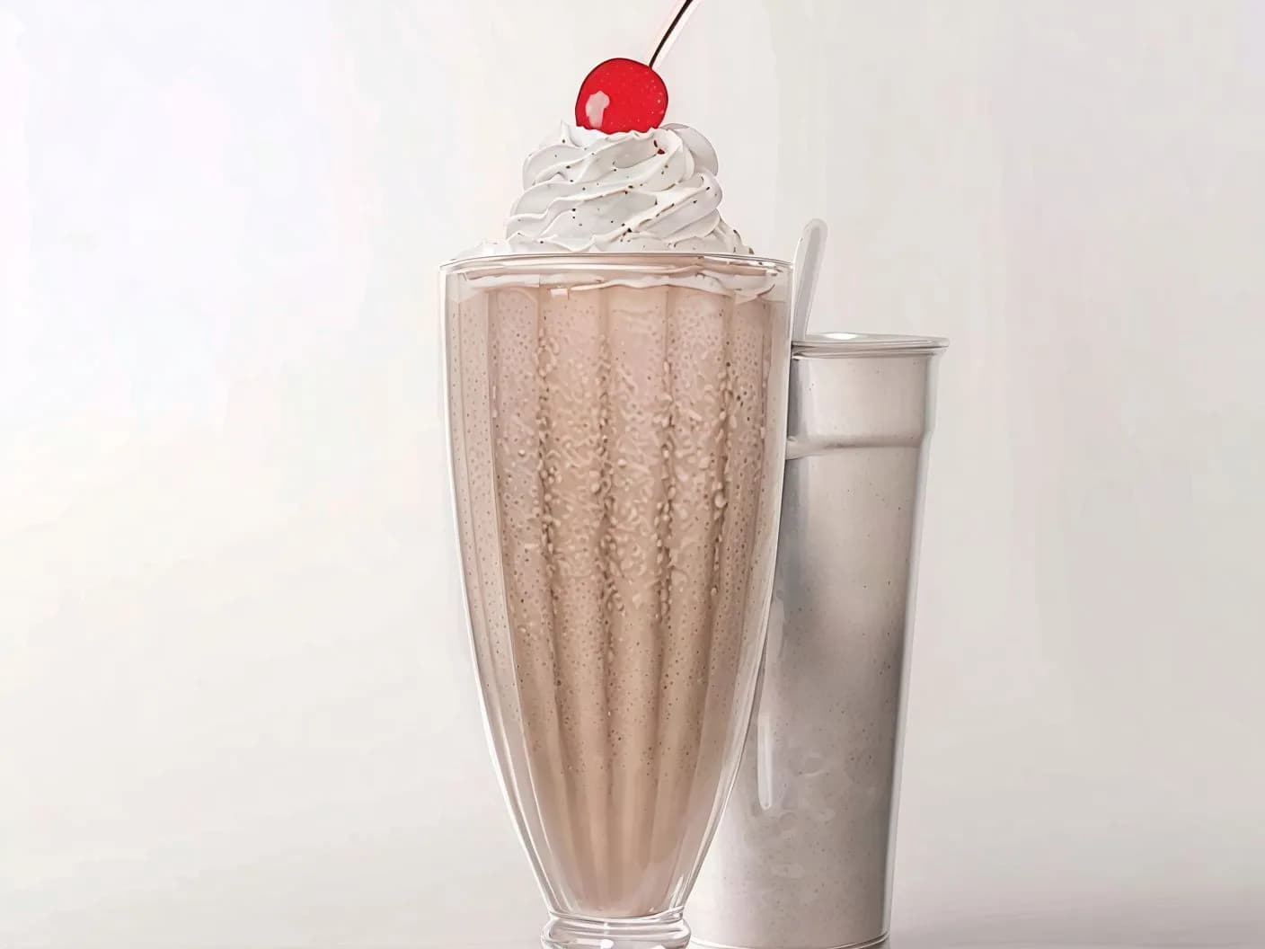 ميلك شيك شوكولاتة