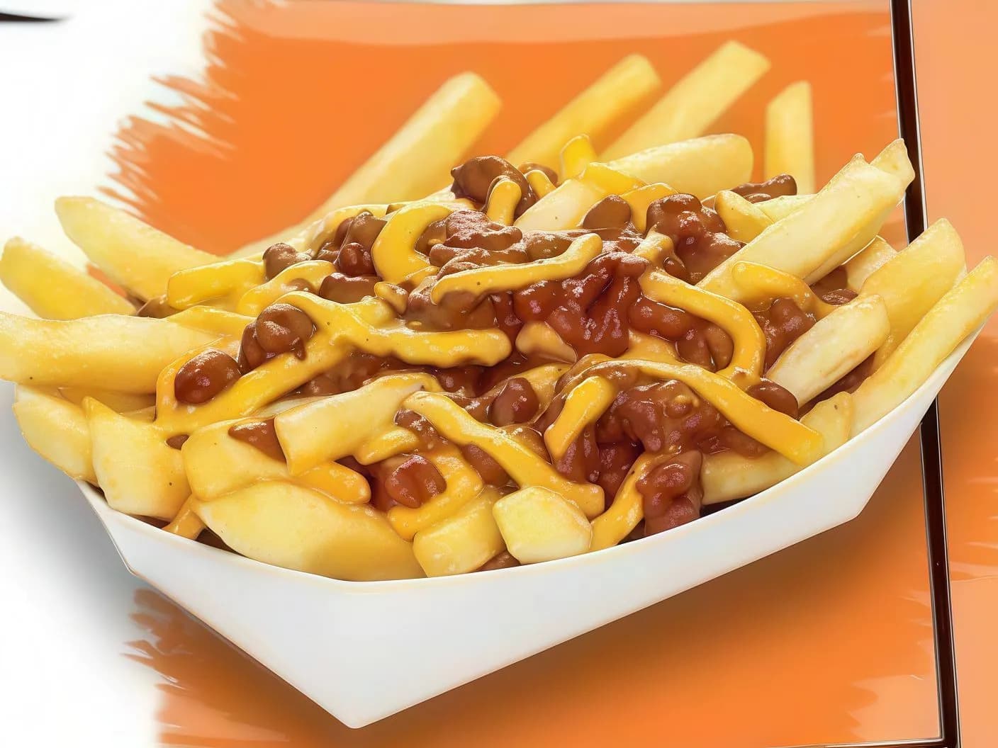 بطاطس بالجبنة و صوص الشيلي