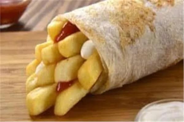 بطاطس تورتيلا كاتشب و مايونيز