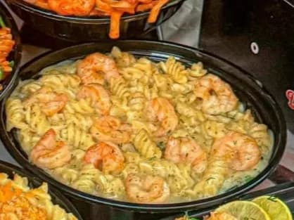 Shrimp with Pesto Sauce