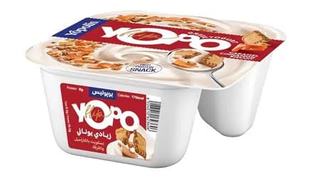 بسكويت بالكراميل والقرفة 145 جرام من يوبو