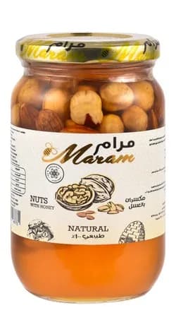 عسل بالمكسرات 450 جرام من مرام