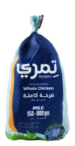 دجاجة  مجمدة كاملة 950-1000 من تمري