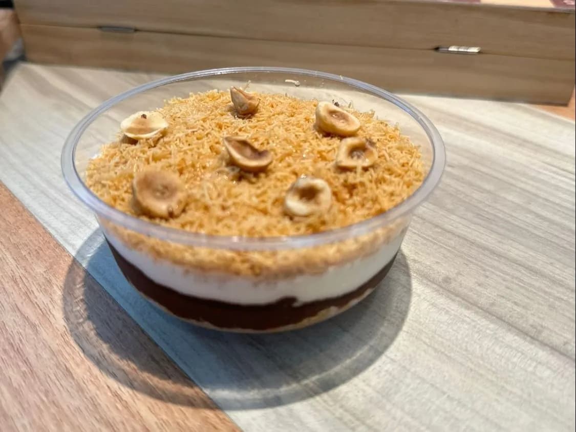 Kunafa with Hazelnuts