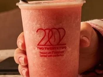 Strawberry Matcha Frappe