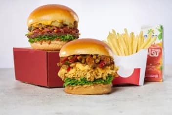 Brioche Box Mixed Beef and Chicken 2 Sandwiches