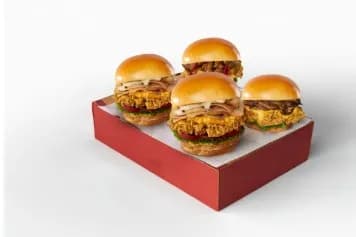 Chicken Brioche Box 4 Sandwiches