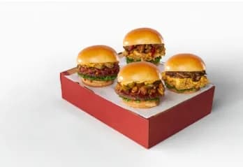 Brioche Box Mixed Beef and Chicken 4 Sandwiches