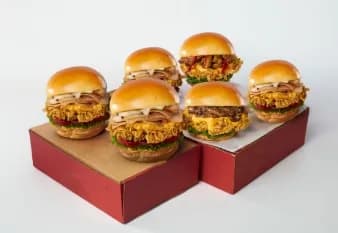 Chicken Brioche Box 6 Sandwiches
