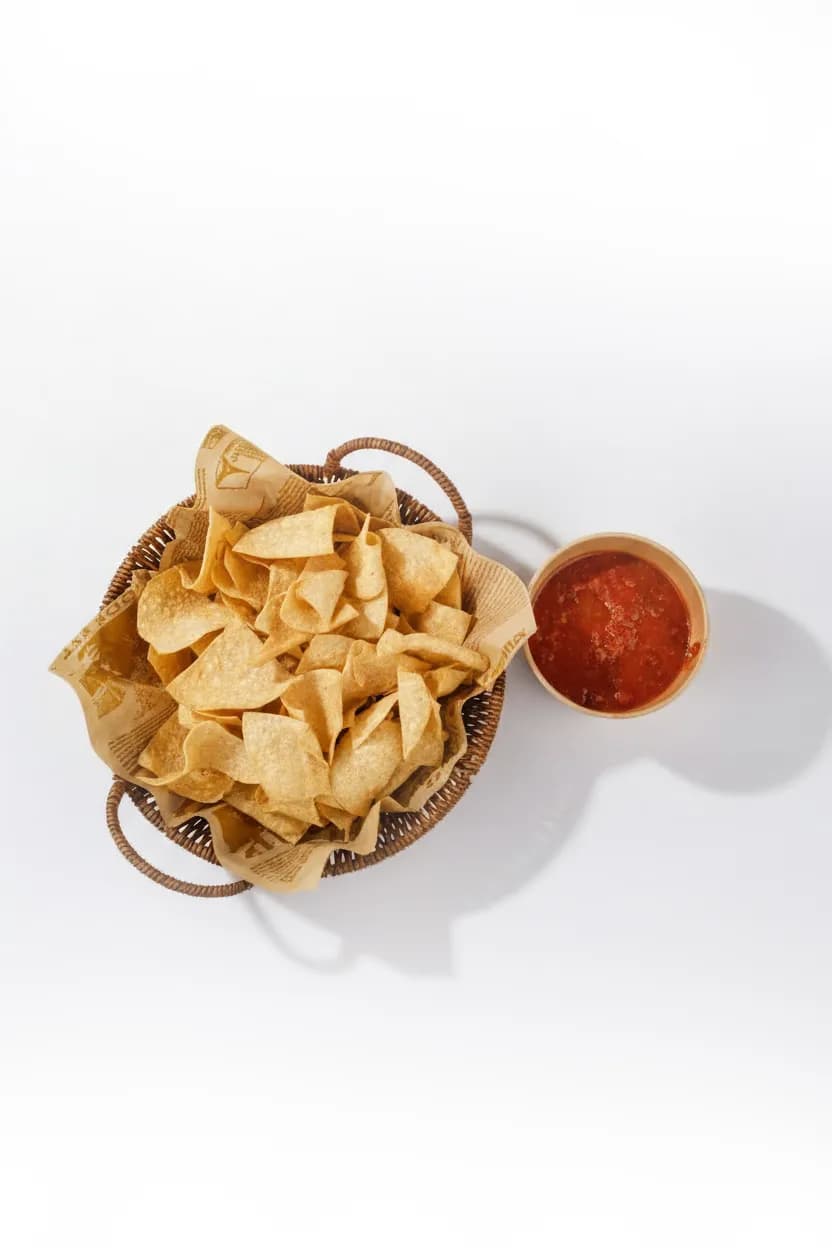 شيبس و صلصة