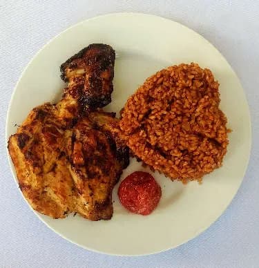 1/4 Chicken Breast Meal With Rice