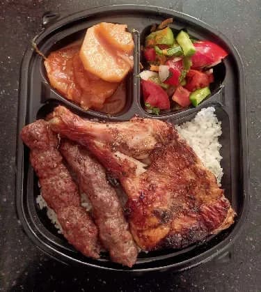 1/4 Chicken Meal with 2 Kofta and Rice