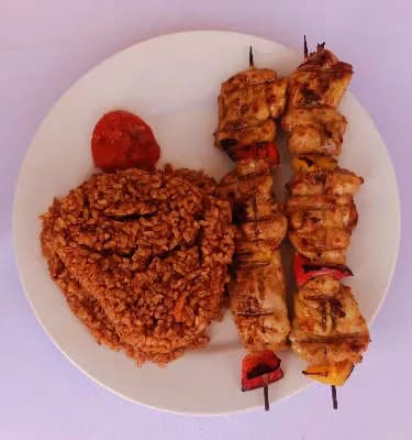 Meal 1/4 Shish Tawook and Rice