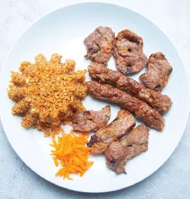Kebab Grilled with 2 Kofta Grilled Meal