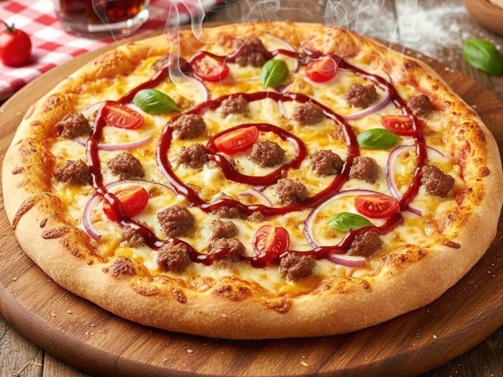 بيتزا برجر صغير