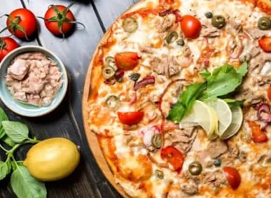 بيتزا تونه صغير 