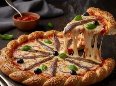 بيتزا أنشوجه صغير