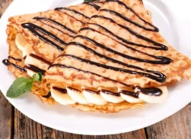 كريب شيكولاتة وموز