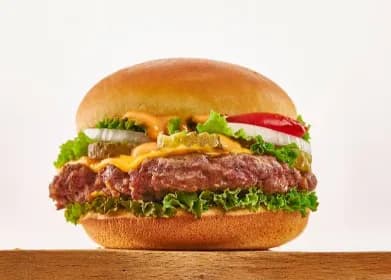 ساندوتش برجر لحم سينجل