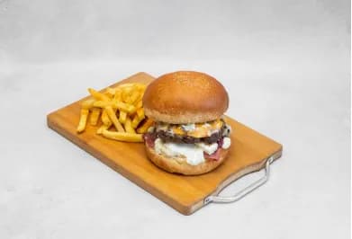 Burger Kiri + Fries
