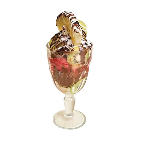 كوب فاكهة مثلجة