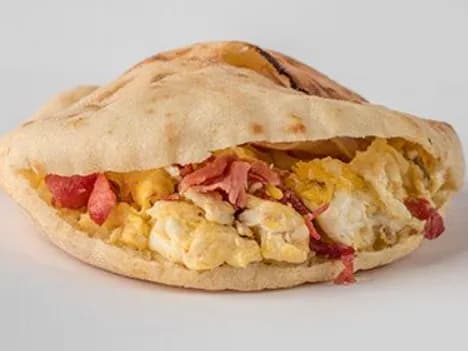 Double Pastrami Omelette Sandwich